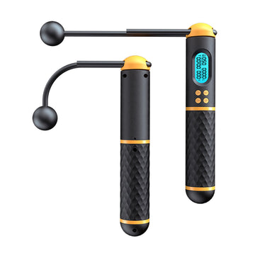 Corde à sauter 3m ABS corde à sauter intelligente Ballon d'attache à double usage corde à billes compteur LED sports fitness boxe